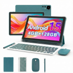 Extralink Tablet CP31 4GB RAM+128GB Niebieski | Tablet | Android 15, 2Mpx+8Mpx, 6000mAh, 1280x800px, klawiatura, mysz, rysik | EX.95832 | 5904960295832