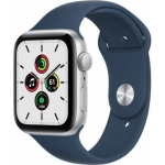 Smartwatch Apple Watch SE GPS 44mm Silver Alu Black Sport Niebieski (MKQ43WB/A) | MKQ43WB/A | 194252585573