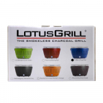 LotusGrill Grill ogrodowy Węglowy Standard 32 cm x 32 cm niebieski | G-TB-34P | 4260023010875