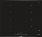 Płyta grzewcza Bosch Bosch Serie 6 PXX695FC5E, Black, Built-in, 60 cm, Zone induction hob, Glass-ceramic, 4 zone(s) | 4242005123469 | 4242005123469