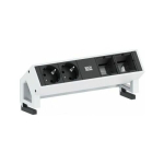 Toiteplokk Bachmann DESK2 2 pistikupesa White (902.411) | 902.411 | 4016514043514