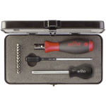 Wiha Drehmoment-Schraubendreher Set TorqueVario-S (Black/rot, 14-teilig, 0,8 - 5Nm) | 26893 | 4010995268930