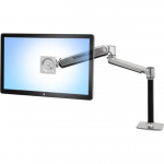 Ergotron LX HD Sitz-Steh-Tischmontage-LCD-Arm (silber/schwarz) | 45-384-026 | 0698833040098