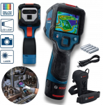 Bosch Powertools Akku-W&auml;rmebildkamera GTC 12V-450-13 Professional (blau/Black, ohne Akku und Ladeger&auml;t, in Werkzeugtasche) | 0601083901 | 4053423322361