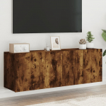vidaXL Ścienne szafki TV, 2 szt. przydymiony dąb, 60x30x41 cm | 836947 | 8721012255319