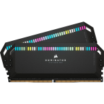 DIMM 32 GB DDR5-7200 (2x 16 GB) Dual-Kit, Arbeitsspeicher schwarz, CMT32GX5M2X7200C34, Dominator Platinium, INTEL XMP | CMT32GX5M2X7200C34 | 840006699910