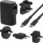 Laadija Belkin BoostCharge h&uuml;briidne reisilaadija 25W 5k mAh +otsikud | BPZ003bt1MBK-B6 | 745883864973