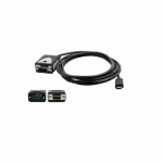 USB-kaabel Exsys USB-A - RS-232 1,8 m Black | 4718359234620 | 4718359234620