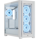 Corsair iCUE 5000X RGB QL Edition Mid-Tower ATX Gaming Geh&auml;use wei&szlig; | CC-9011233-WW | 0840006650393