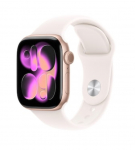 Apple Watch S11 Aluminium Cellular 42mm Rosegold (Sportband blassrosa) S/M | MF8E4ZR/A | 195950619386
