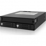 Backplane IcyDock 2x6,3cm SATAI-III/SAS in 1x5,25" HDD/SSD | MB994IKO-3SB | 4713227445047