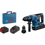 Bosch Powertools Akku-Bohrhammer GBH 18V-34 CF Professional (blau/Black, 2x Akku ProCORE18V 8,0Ah, Bluetooth Modul, Koffer) | 0611914002 | 3165140996037