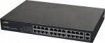 S124WP PULSAR PoE l&uuml;liti 26-pordiline Fast Ethernet, 24x PoE | S124WP | 5902135319802