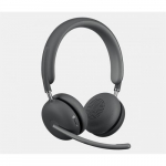 Logitech Zone Wireless 2 Zestaw słuchawkowy Przewodowy i Bezprzewodowy Opaska na głowę Biuro/centrum telefoniczne USB Type-C Bluetooth Graphite | 981-001436 | 5099206123472