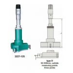 Insize SREDNICOWKA 3-PKT. ANALOG. 100-125. | 3227-125 | 6928640309236