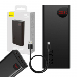 Powerbank Baseus Szybko ładujący Power Bank Adaman, 40000mAh 22,5W (Black) | PPAD020101 | 6932172628048