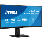 IIYAMA 86,7cm (34")   XCB3494WQSU-B1 21:9 2xHDMI+DP+USB Curv | XCB3494WQSU-B1 | 4948570125135