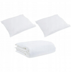 vidaXL tekk padjaga 3 tk White Down Lumarko! | 3377007 VidaXL | 8721288610461