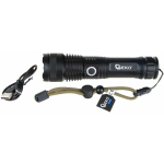 Geko taktikaline LED-taskulamp XHP50 15W 1800mAh 1500lm IPX3 &ndash; m&uuml;&uuml;gikarp | 5903418307998 | 5903418307998