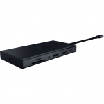 RAZER USB-C dokk 4K Black | 2x USB-C, 4x USB-A, Ethernet, HDMI, 3,5mm pistik | RC21-02250100-R3M1 | 8887910052662