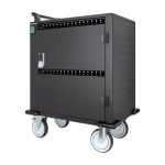 Manhattan iPad to 13", MacBook Air to 13" & Chromebook to 14" 32-bay Charging Trolley/Cart via USB-C, Also other tablets/smartphones (with device to USB-C cable), Bays 330x22x235mm, Device charging cables not included (suggest USB-C cable 354868),Cab ...
