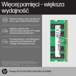 Pamięć do laptopa HP Pamięć 16GB DDR4 3200 8C4X9AA | 8C4X9AA | 197192782033