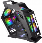 Mars Gaming MC61 Computer case M-ATX / 4x FAN / ARGB Chroma | MC61 | 8435693100140