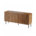 JUNGLE chest of drawers 152x40.5x74.5 oak wotan + black legs | JUNGLE KOM152WO | 5903815008177