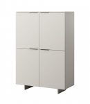Cama 4D chest of drawers ALMA 100x41.5xH145 cashmere | ALMA 400003 | 5903815009136