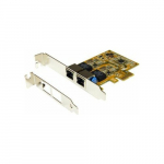 Kontroller Exsys EXSYS EX-6072-4K 2-pordiline PCIe v&otilde;rgukaart kahe Etherneti pordiga &uuml;lepingekaitsega 4KV | 4718359607240 | 4718359607240
