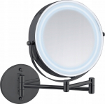 Kosmeetikapeegel Wenko LED-valgustusega seinale LUMI, paigaldus ilma puurimiseta | 4008838454183 | 4008838454183