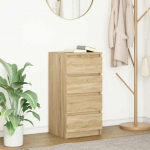 Stolarnia Komoda Sonoma Oak 37,5x35x76 cm Drewno klejone | 861753 VidaXL | 8721158706720