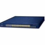 Switch Planet PLANET Layer 3 16-Port 100/1000X SFP Zarządzany L3 10G Ethernet (100/1000/10000) 1U Blue | SGS-6310-16S8C4XR | 4711605286671