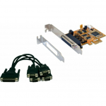 Kontroller Exsys PCIe x1 - 4x RS-232 BD9 (EX-44044-2) | EX-44044-2 | 4718359444456