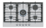 Płyta gazowa PCQ7A5I90 75 cm inox | PCQ7A5I90 | 4242005437849