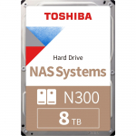 Toshiba Storage N300 8 TB (SATA 6 Gb/s, 3,5", Bulk) | HDWG480UZSVA | 4260557511985