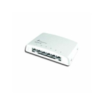 L&uuml;liti Teleg&auml;rtner Telegaertner mini jaotus MPD6 HS-K, 6 x RJ45, Cat 6A ISO / IEC, varjestatud - J02021A0050 | J02021A0050 | 4018359367749
