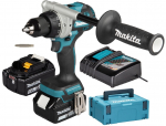 Wiertarko-wkrętarka Makita DDF492RTJ 18 V 2 x akumulator 5 Ah | DDF492RTJ | 197050011688