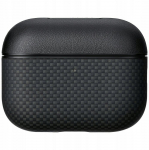 Kaitse&uuml;mbris PITAKA Aramidkiud AirPods Pro 3 jaoks Black-Grey | PIT76 | 741654368145