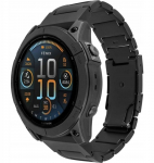 Fikseeritud titaanist rihm Garmin QuickFit 22 mm, Black | FIXTST-QF22MM-BK | 8591680183883