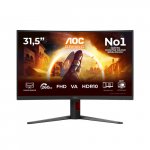 AOC 81,3cm (31,5") C32G4Z 16:09 HDMI+DP+USB  Curved Bl/red | C32G4Z | 4038986113489