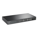 Switch TP-Link JetStream hallatav L2/L2+ Gigabit Ethernet (10/100/1000) v&otilde;rguseade PoE tugi 1U Black (TL-SG2428P) | TL-SG2428P | 1210002611848