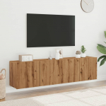 vidaXL Seina TV-kapid, 2 tk, oak artisian, 80x30x41 cm | 857669 | 8721158446565