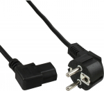Toitekaabel InLine 35 tk komplekt, C13 vasakule kaldus, must 1,8m | B-16752L | 4043718253333