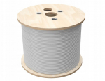 Alantec Kaabel U/UTP kat.5e, teleinfotehniline, LSOH, B2ca "FireHardy" 4x2x24 AWG, 1Gb/s, 250 MHz, 25-aastase garantiiga, ETL sertifikaadiga, grey, 500m (KIU5LSOH500B) | KIU5LSOH500B | 5904204405652