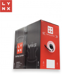 Lynx CS LYNX UTP kaabel Cat5e, PE (Fca), vaskkate, v&auml;litingimustesse, Black, karp 305m | LX-SLD-UTP5E-PE-BK | 8591205721217