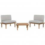 Beliani 2-kohaline aiakomplekt puidust hall FRASCATI | 118470 | 4251682203296