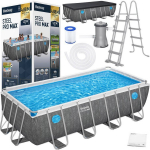 Bestway Bestway raamiga bassein Splashview 488mx244cm grey rattan 10in1 561MB | 6941607370582 | 6941607370582