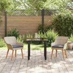 vidaXL Zestaw do jadalni 3 pcs Jasnoszary Polirattan Lumarko! | 3261712 VidaXL | 8721102453755