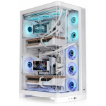 Arvutikorpus Thermaltake CAPO X Snow White (valge, kahe s&uuml;steemiga korpus, panoraamklaas) | CA-12D-00S6WN-00 | 4711711160629